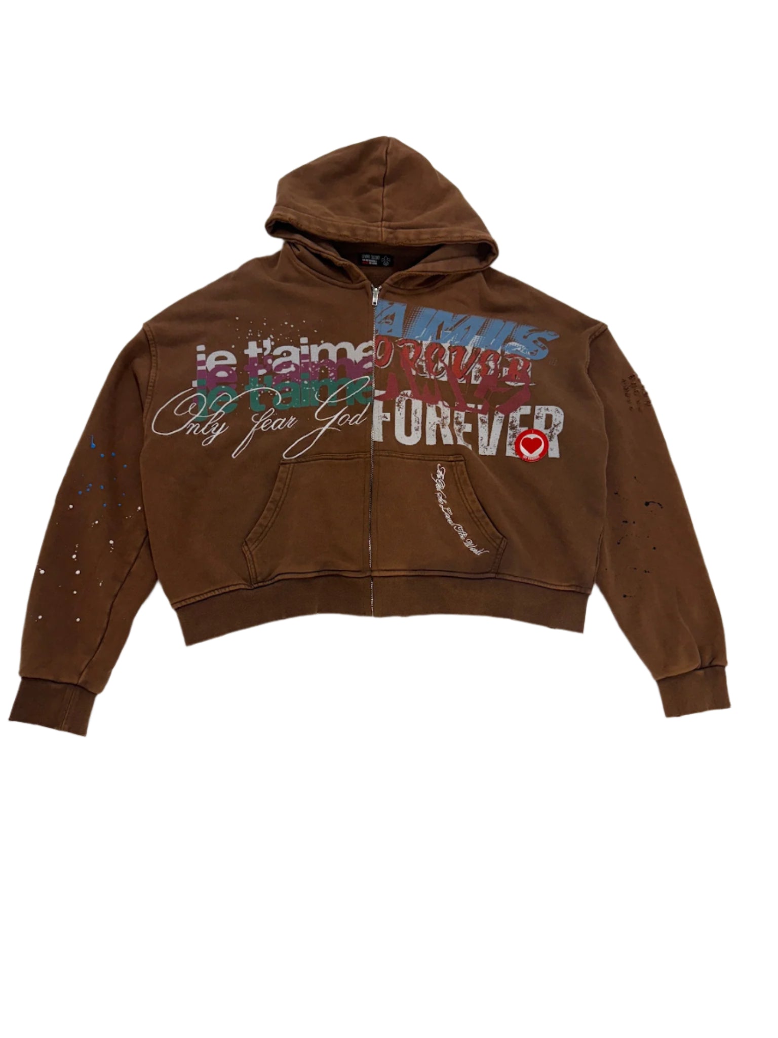 Brown "Forever" Hoodie