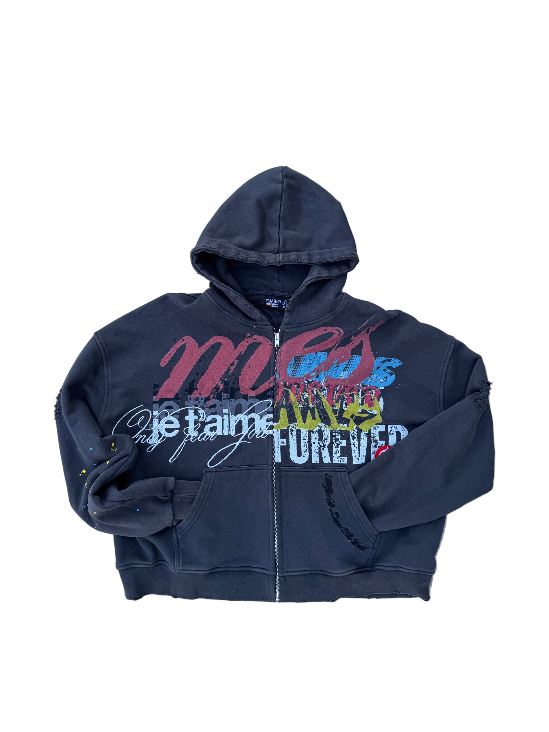 Dark Grey "Forever" Hoodie
