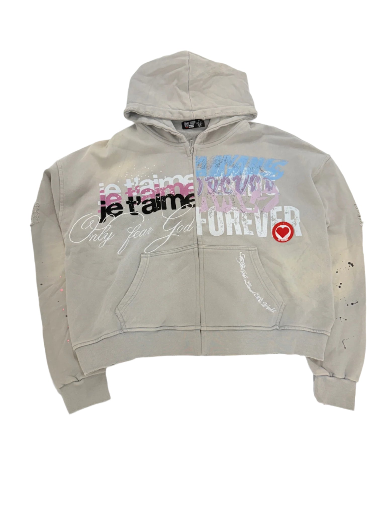 Silver "Forever" Hoodie