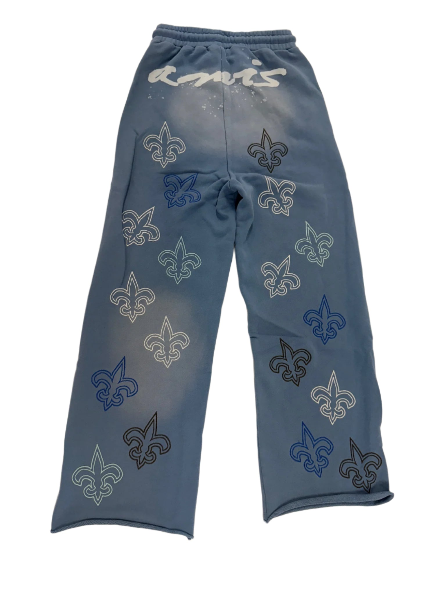 Blue "Mes Amis" Oversized Sweatpants